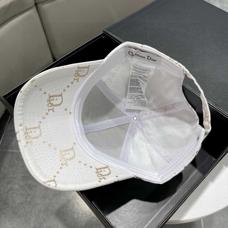 D*or logo oblique print cap