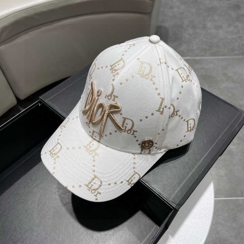D*or logo oblique print cap