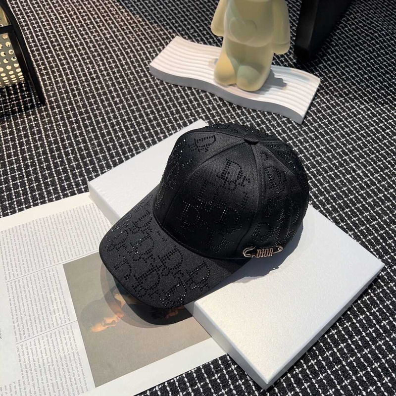 D*or logo oblique print cap