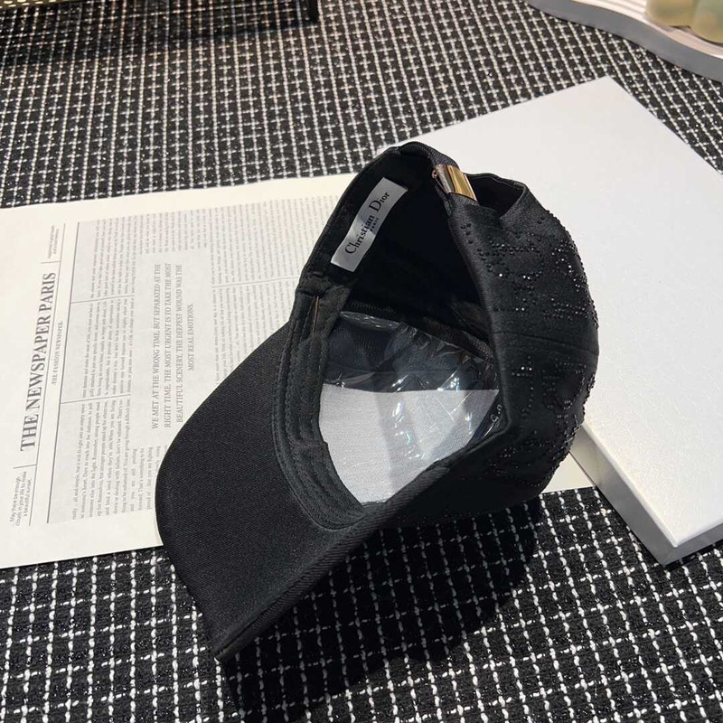 D*or logo oblique print cap