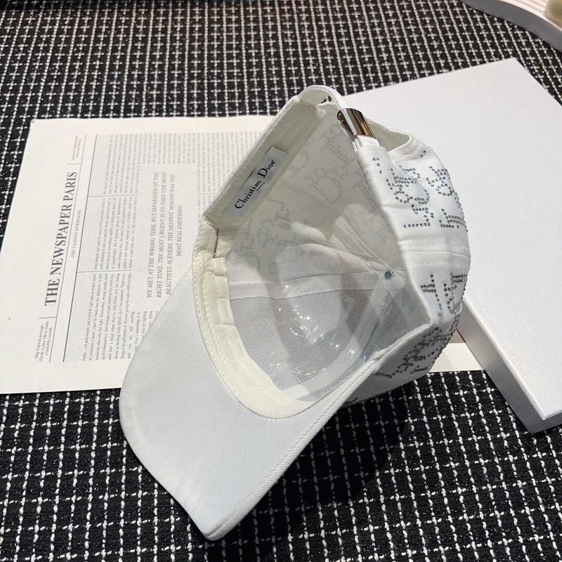 D*or logo oblique print cap