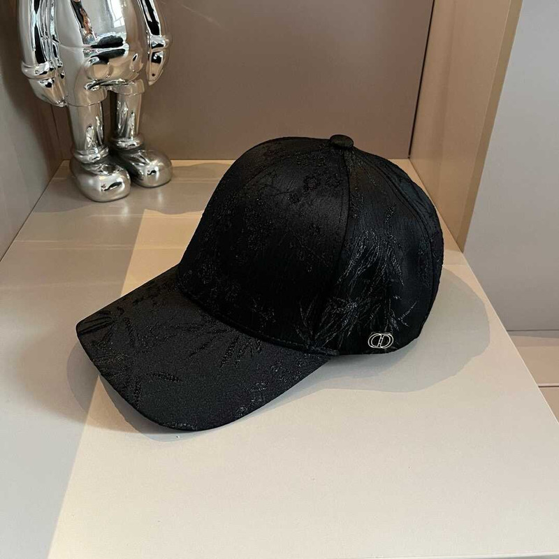 D*or oblique print cap in black