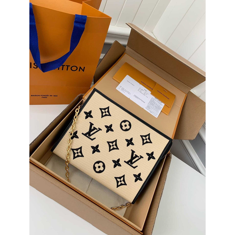 l**is V*t*n toiletry pouch on chain