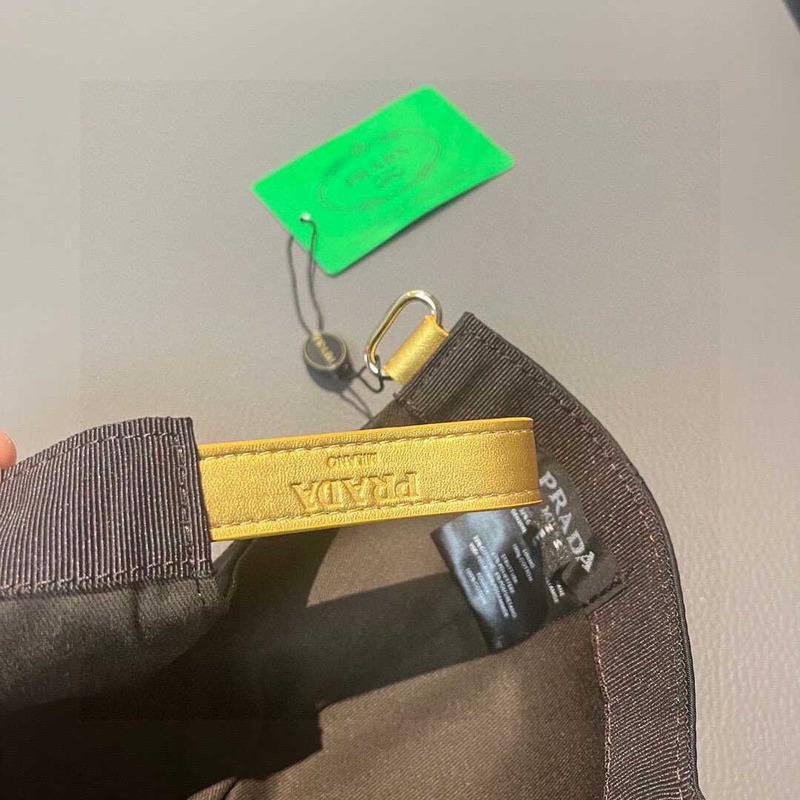 Pra*a re-nylon baseball cap black