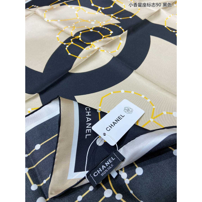 Ch*el square scarf in black