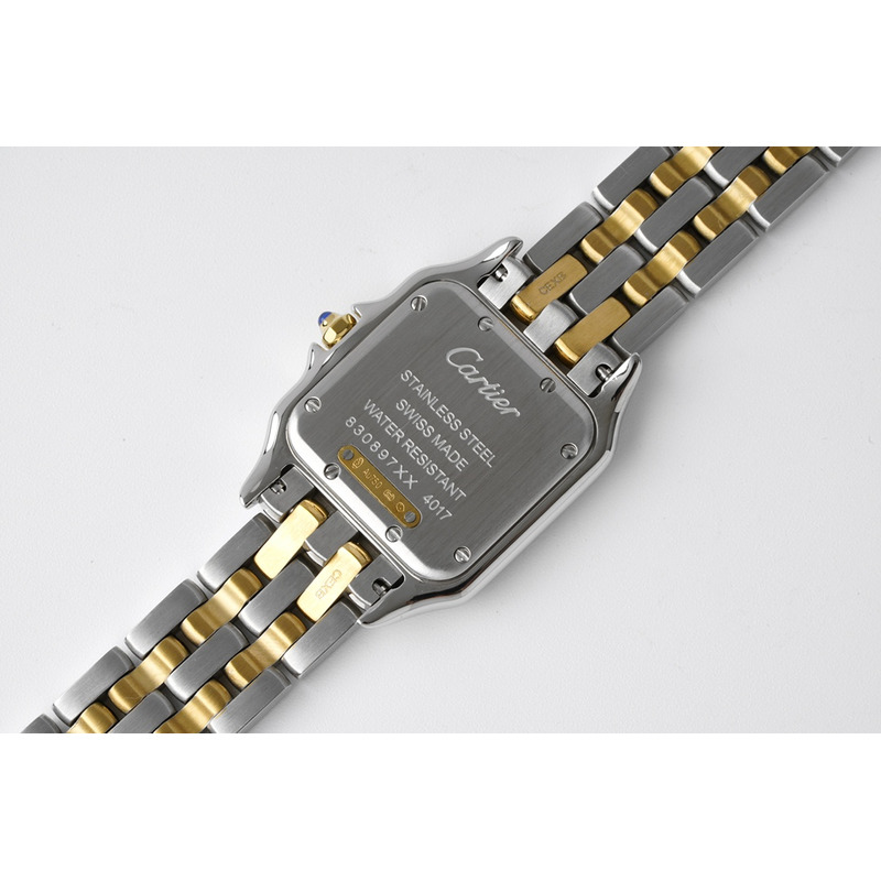 Cartier Panthère De Cartier Medium 27mm White Dial Gold And Silver