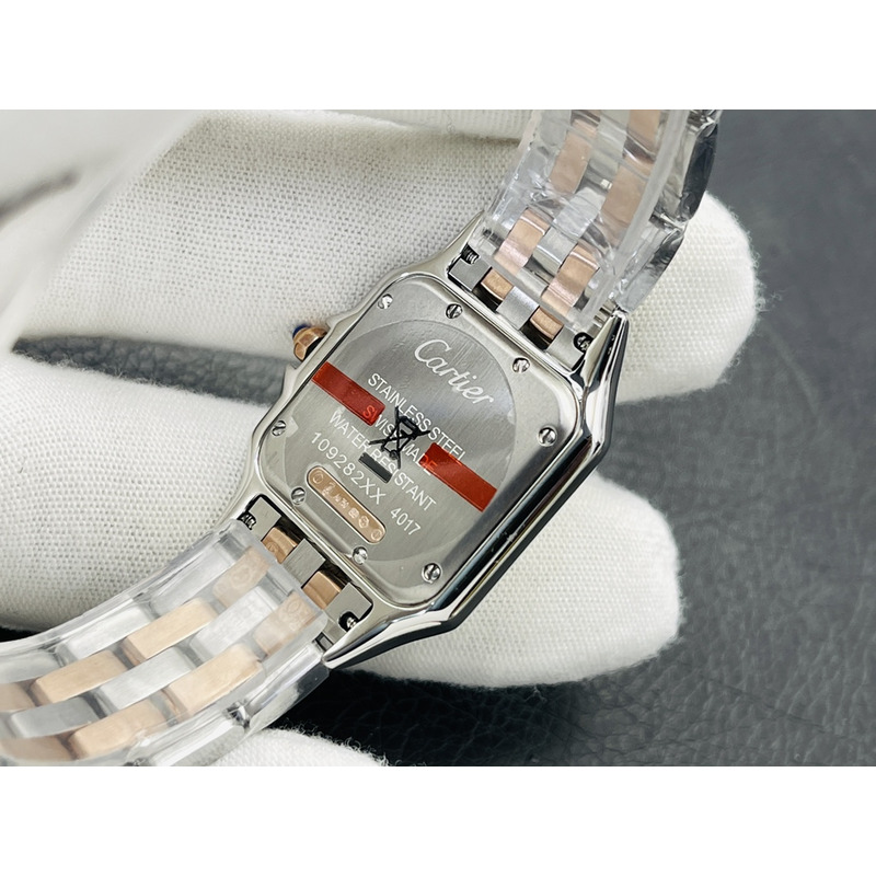 Cartier Panthère De Cartier Small 22mm White Dial Gold And Silver