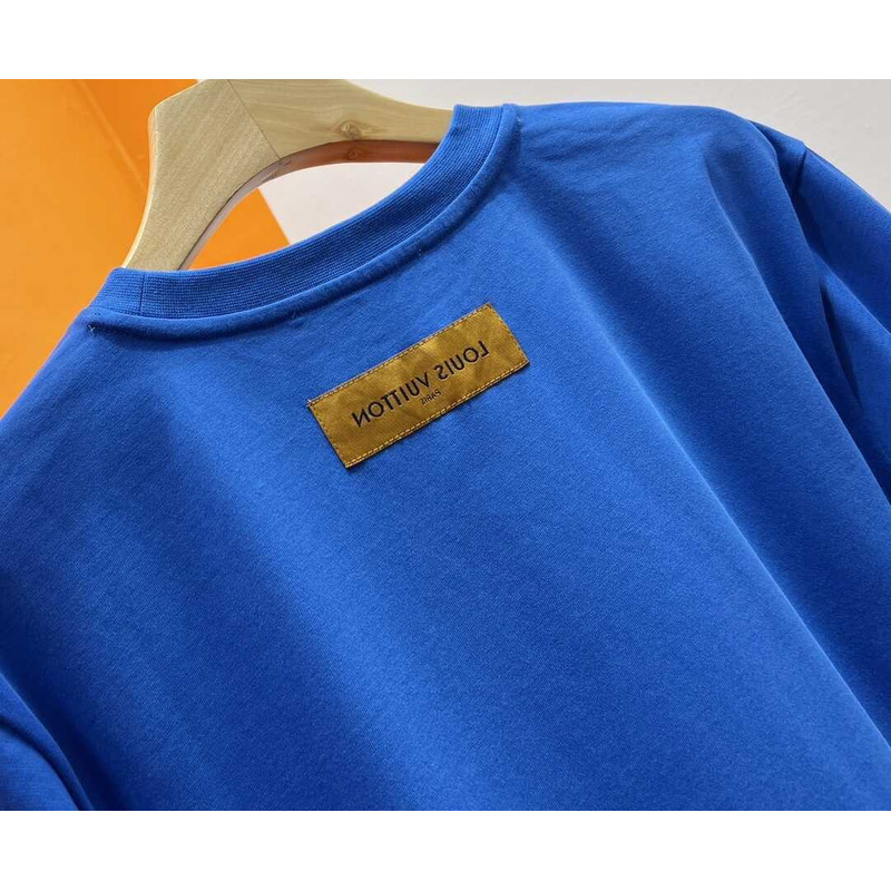 l**is V*t*n logo t shirt blue