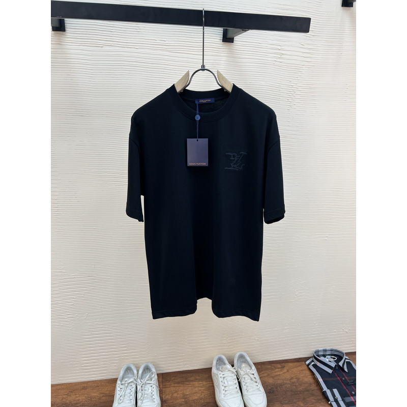 l**is V*t*n cotton t-shirt in black