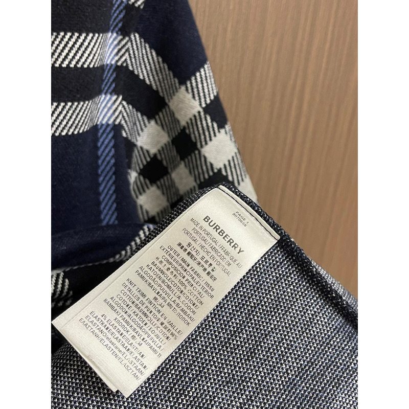 B**rry check-pattern cotton t-shirt