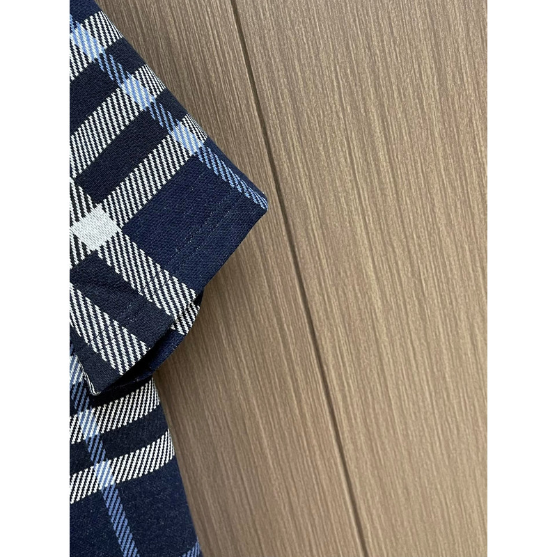 B**rry check-pattern cotton t-shirt