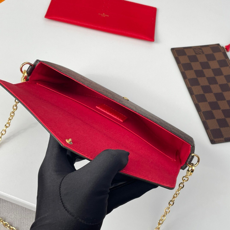 l**is V*t*n felicie pochette monogram canvas wallets