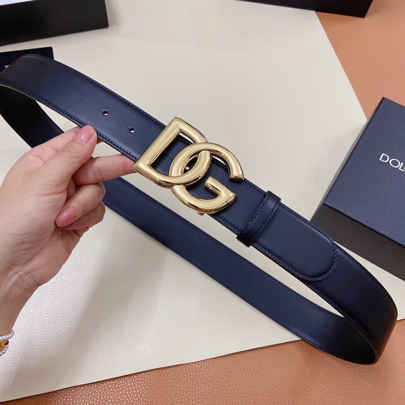 Dolce & Gabbana  Belt Gold Black