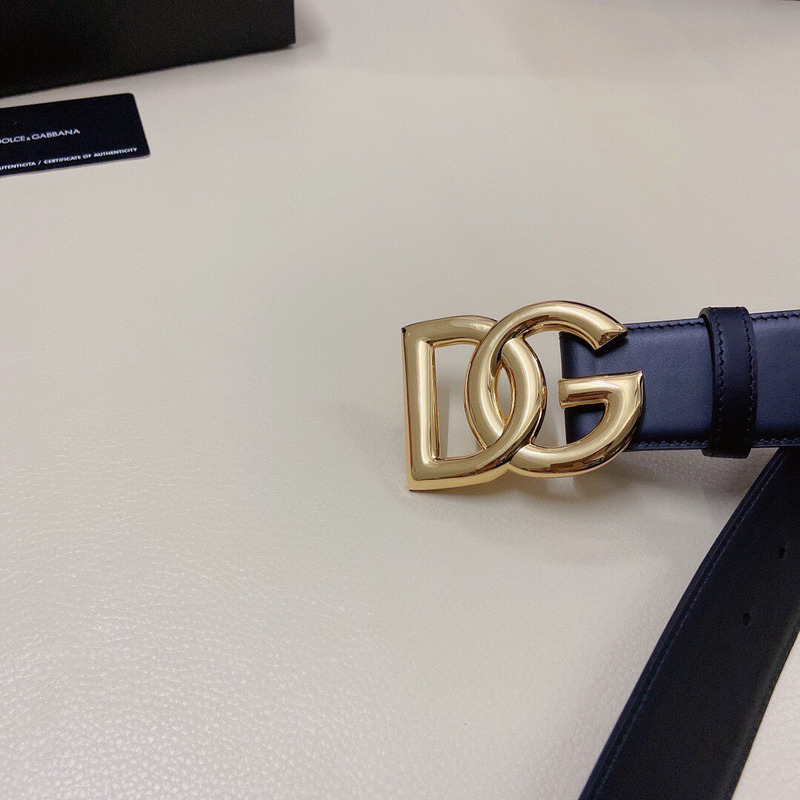 Dolce & Gabbana  Belt Gold Black