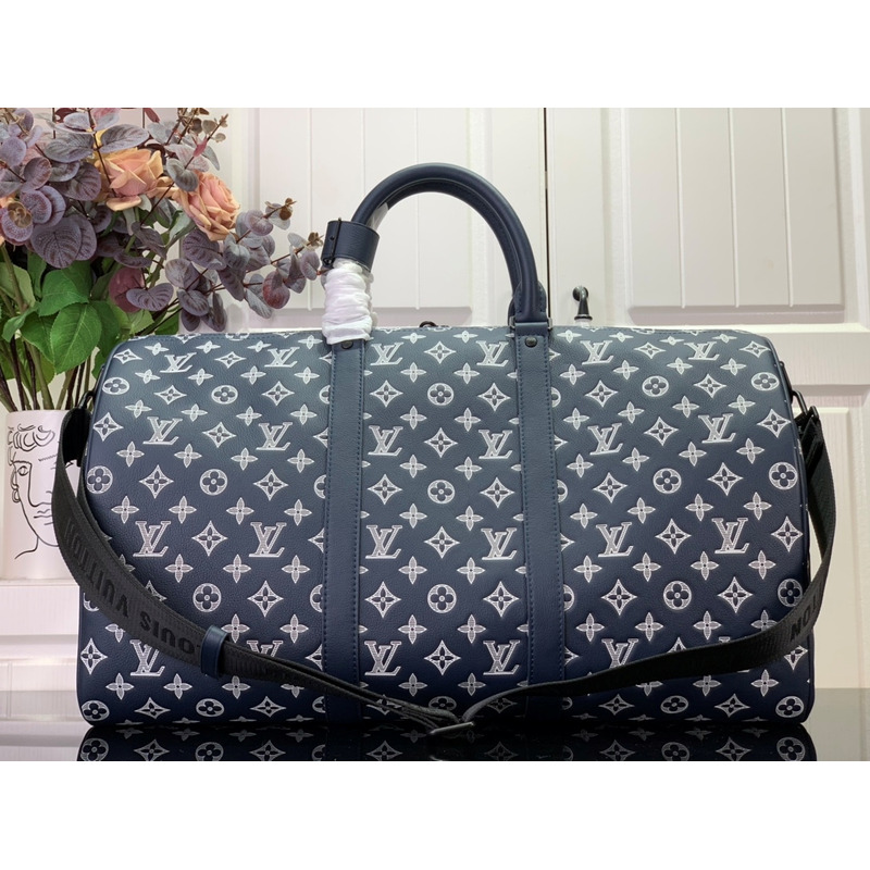 l**is V*t*n keepall bandoulière 50 navy blue