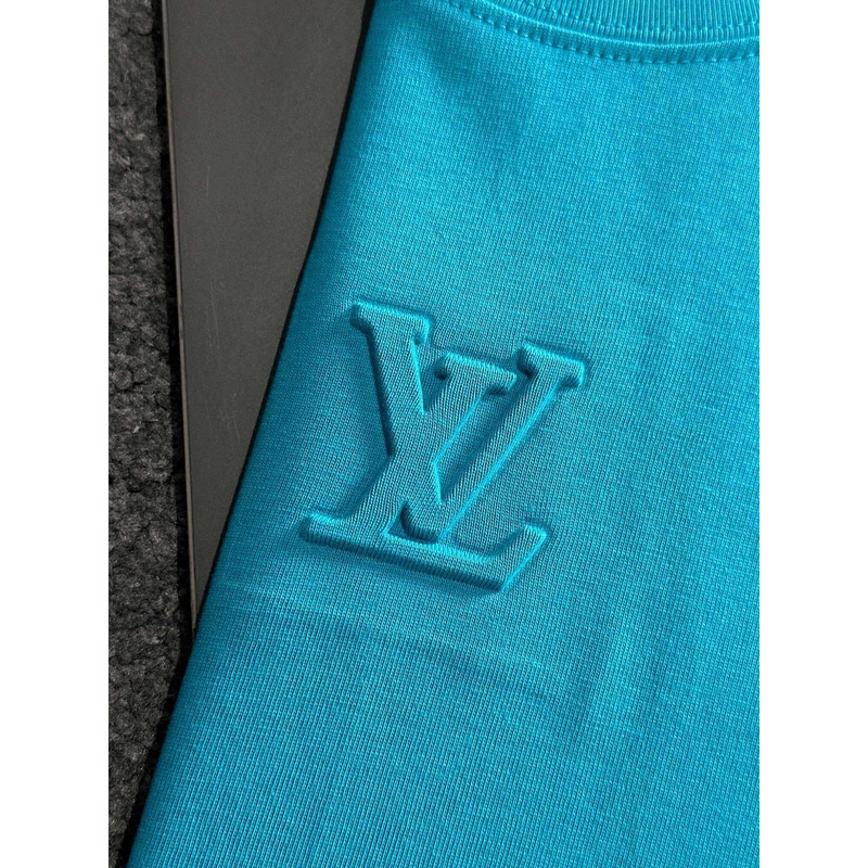 l**is V*t*n cotton t-shirt blue