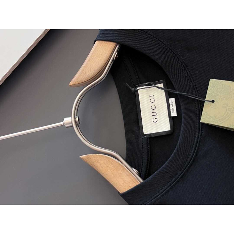 g*u*i Pra*a cotton print t-shirt black