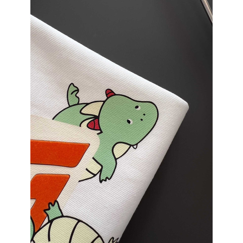 g*u*i Pra*a cotton print t-shirt white