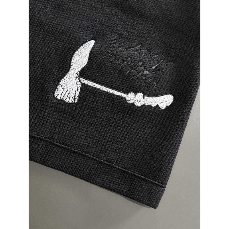 l**is V*t*n tools embroidery shorts black