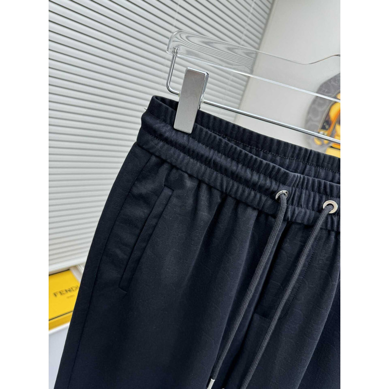 D*or drawstring design shorts in black