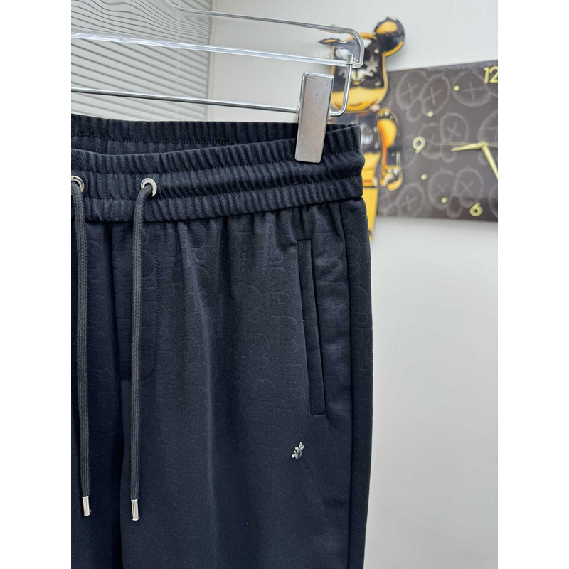 D*or drawstring design shorts in black