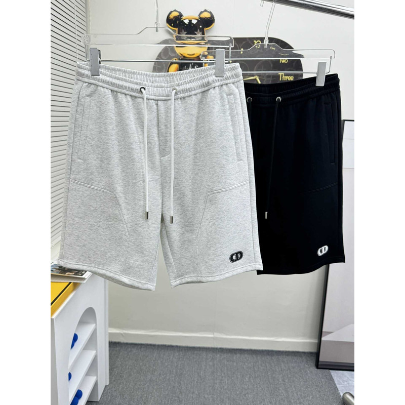 D*or logo-print shorts in grey