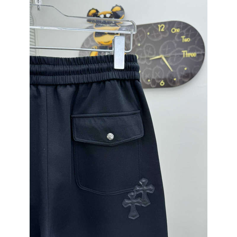 Chrome Heart Logo-Print Shorts in Black