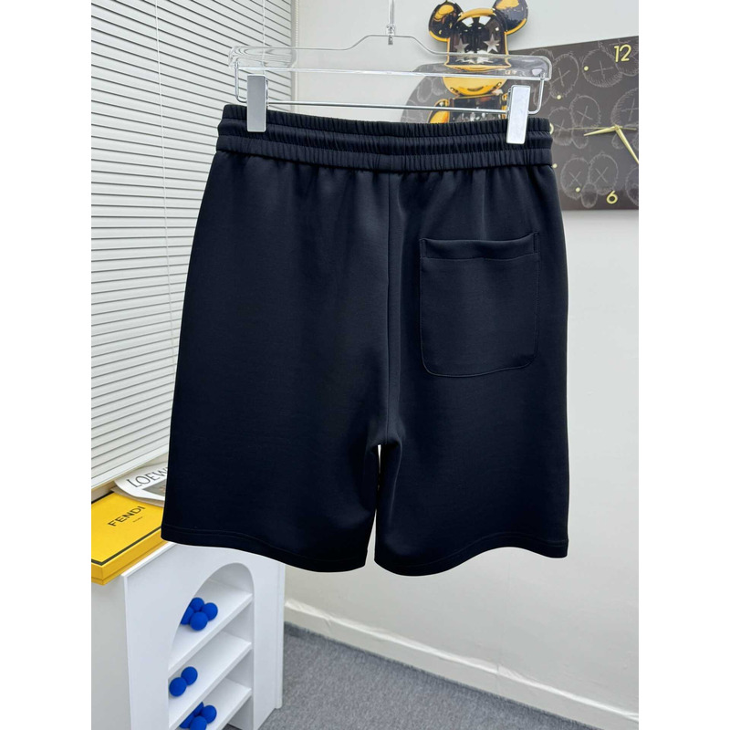 Loewe Logo-Print Shorts in Black