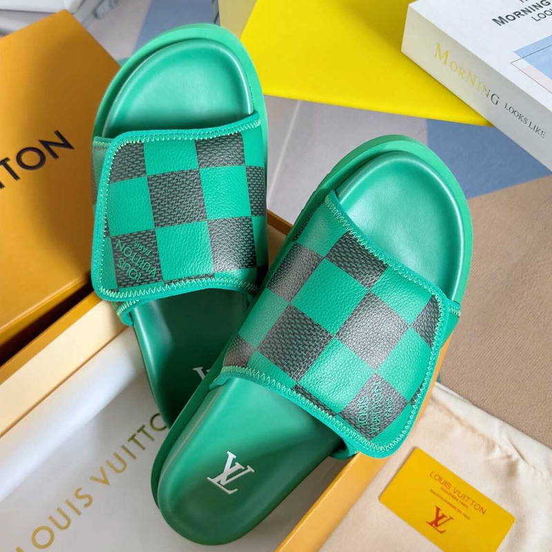 l**is V*t*n miami mule slides in green