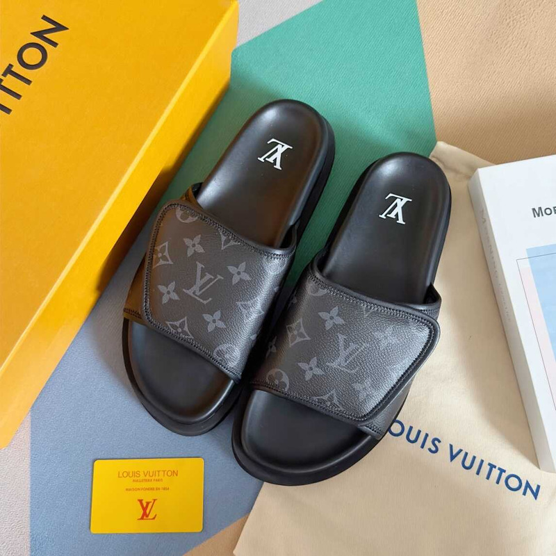 l**is V*t*n miami mule monogram grey black