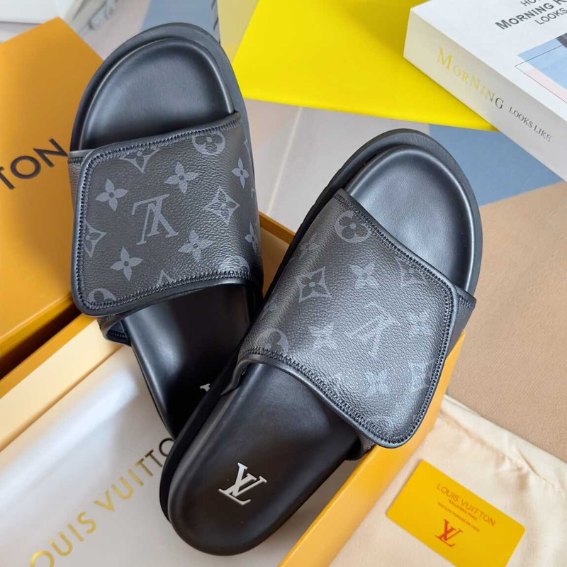 l**is V*t*n miami mule monogram grey black