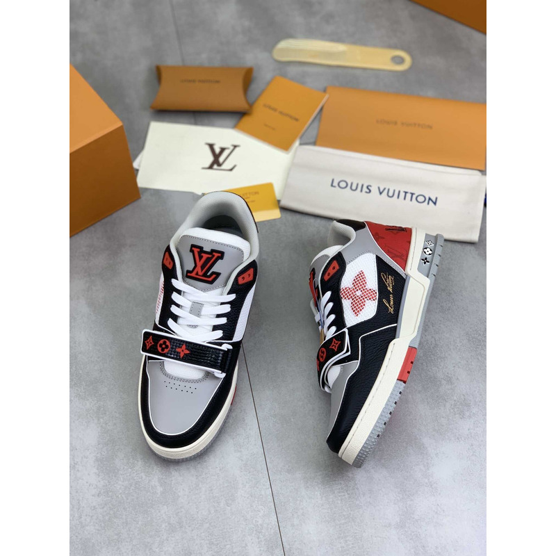 l**is V*t*n lv trainer red grey black