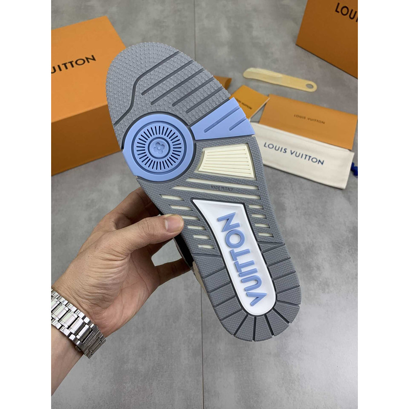 l**is V*t*n lv trainer blue grey black