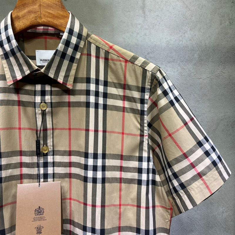 B**rry check cotton shirt