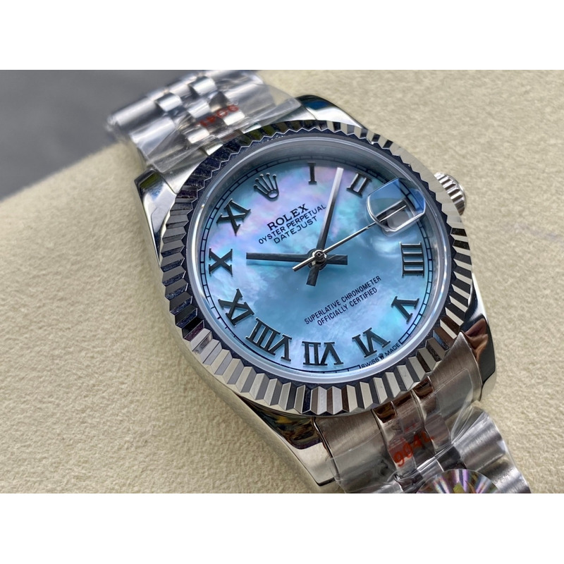 Rolex Datejust Blue Silver