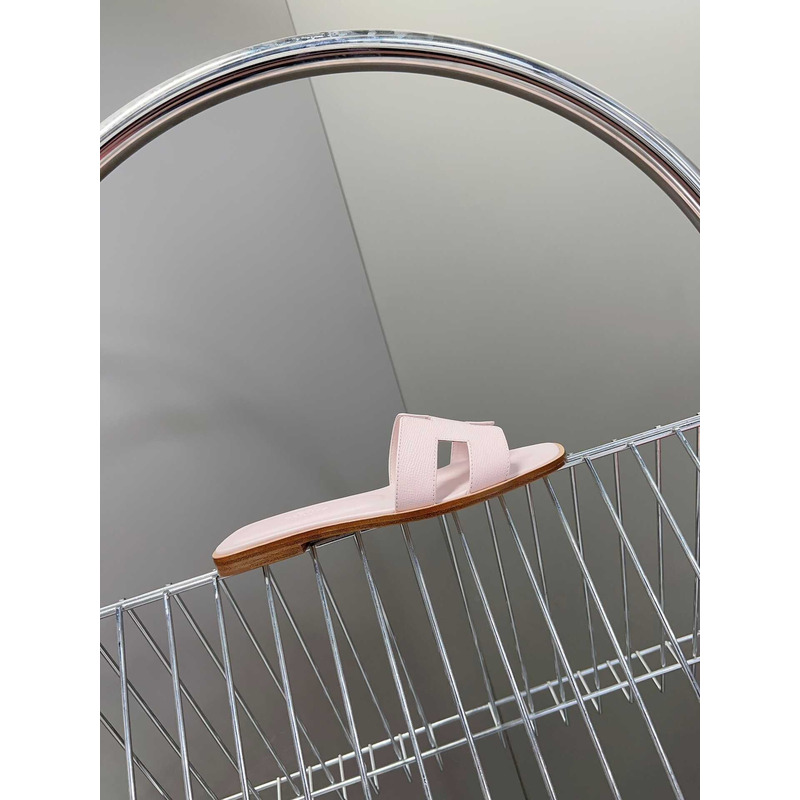 H**mes oran h sandals slippers classic rose pale