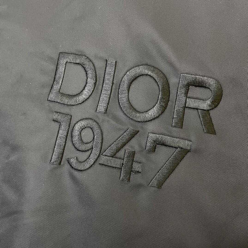 D*or bomber jacket black ottoman cotton blend