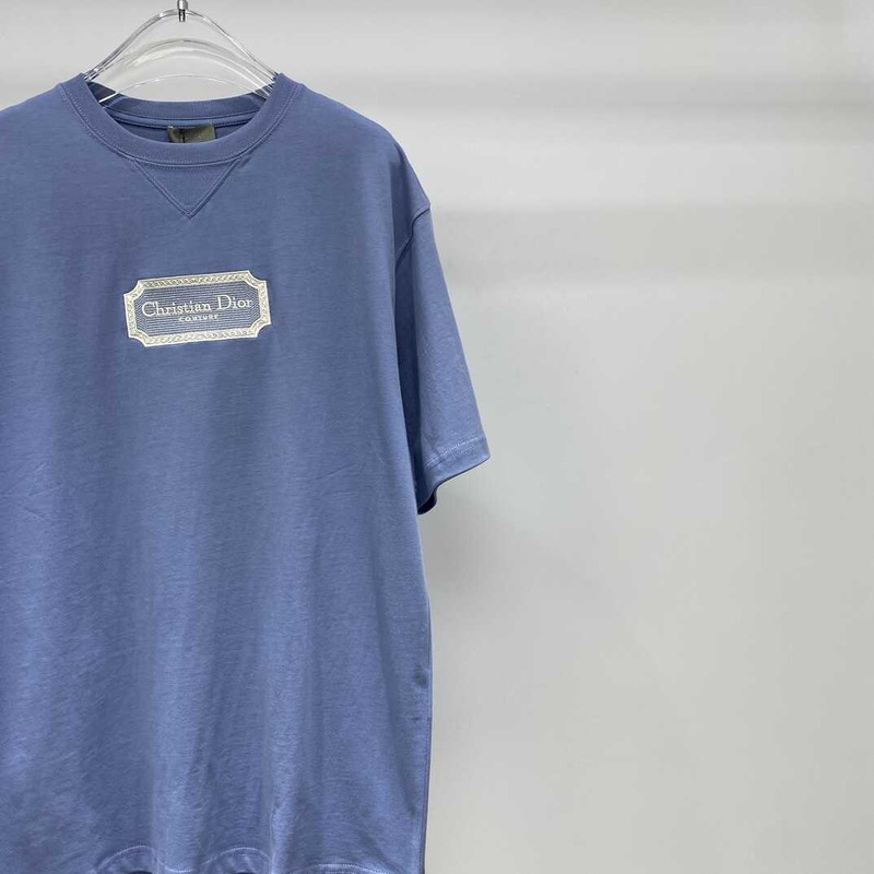 D*or logo printed t-shirt in blue