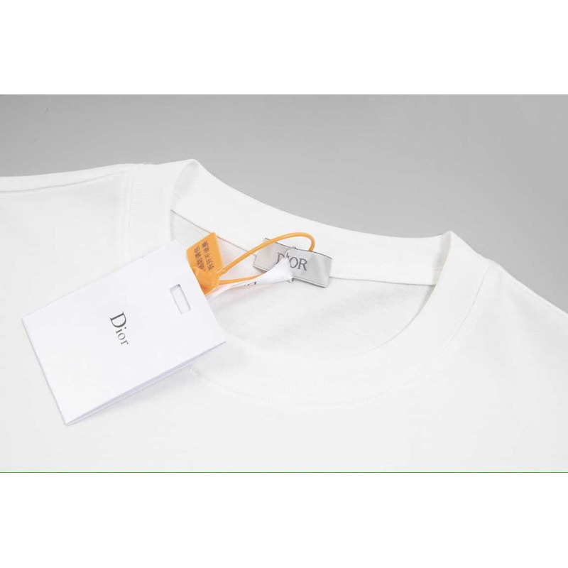 D*or relaxed-fit t-shirt cotton jersey white