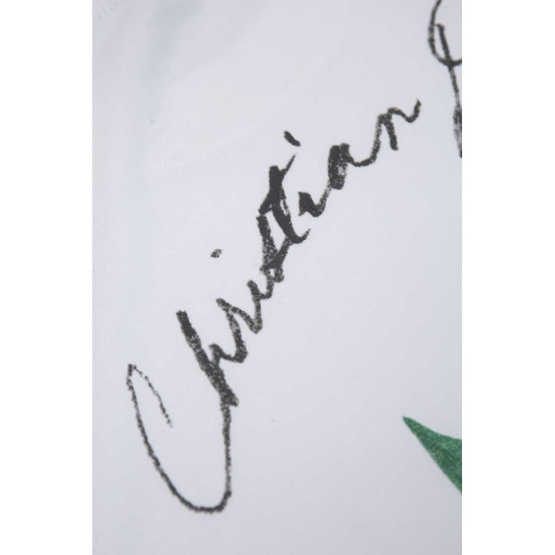 D*or handwritten ch**an t-shirt relaxed fit white cotton jersey