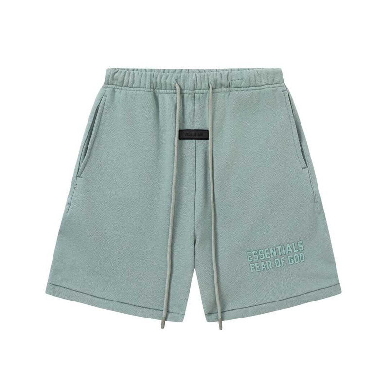 Essentials Fear Of God Essentials Green Fleece Sweat Shorts