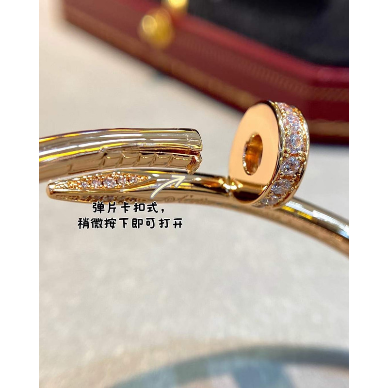 cartier juste un clou bracelet with Di*m*nds gold