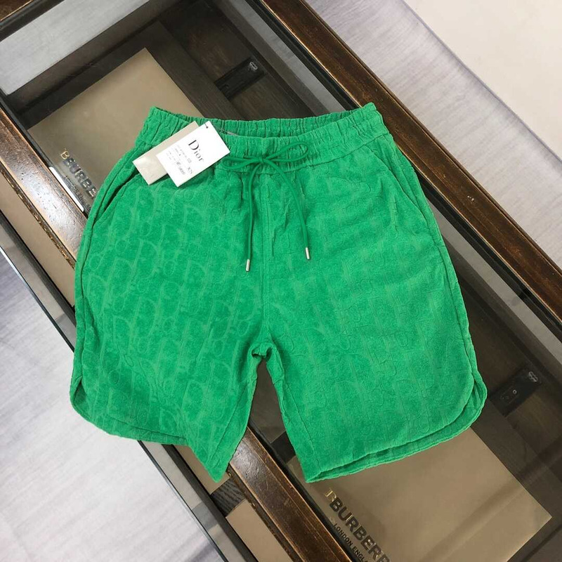 D*or oblique shorts cotton green