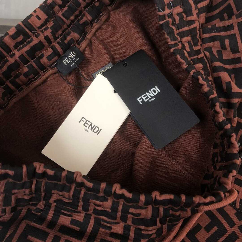 F**di bermuda shorts red-brown