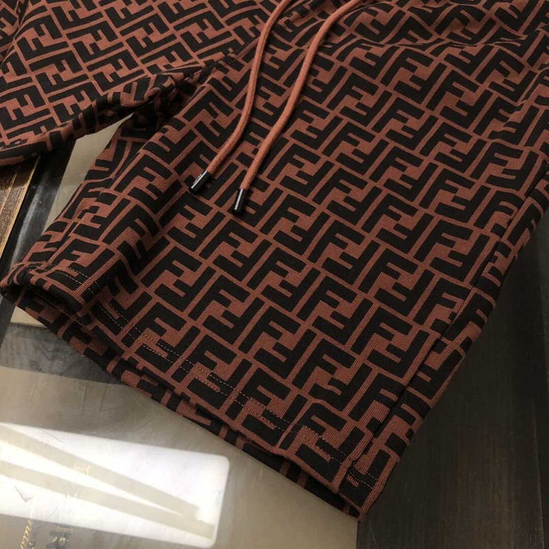 F**di bermuda shorts red-brown