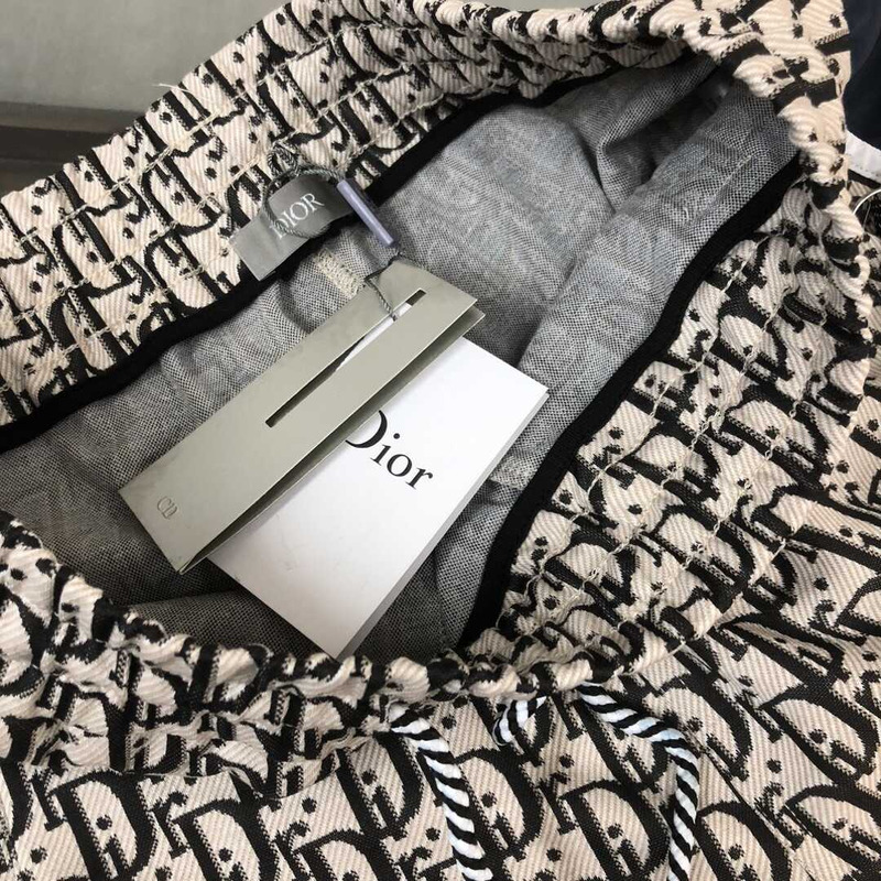 D*or oblique cotton shorts beige