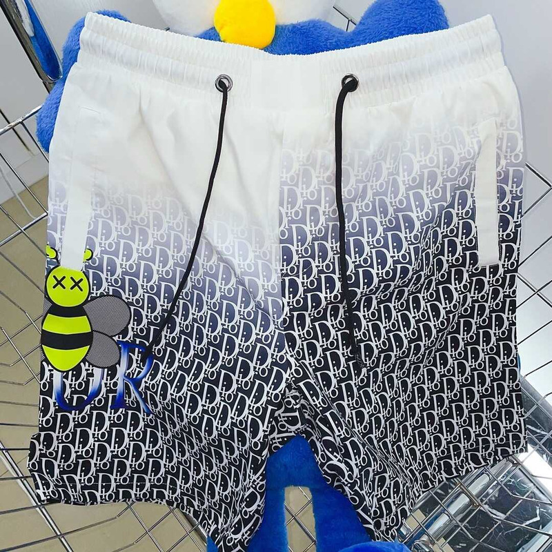 D*or logo printed oblique short in muticolor