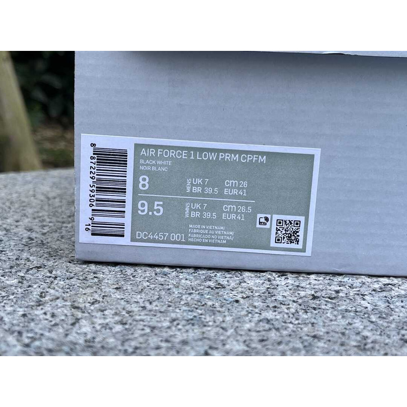 Nike Air Force 1 Low \"FLEA\" in Black