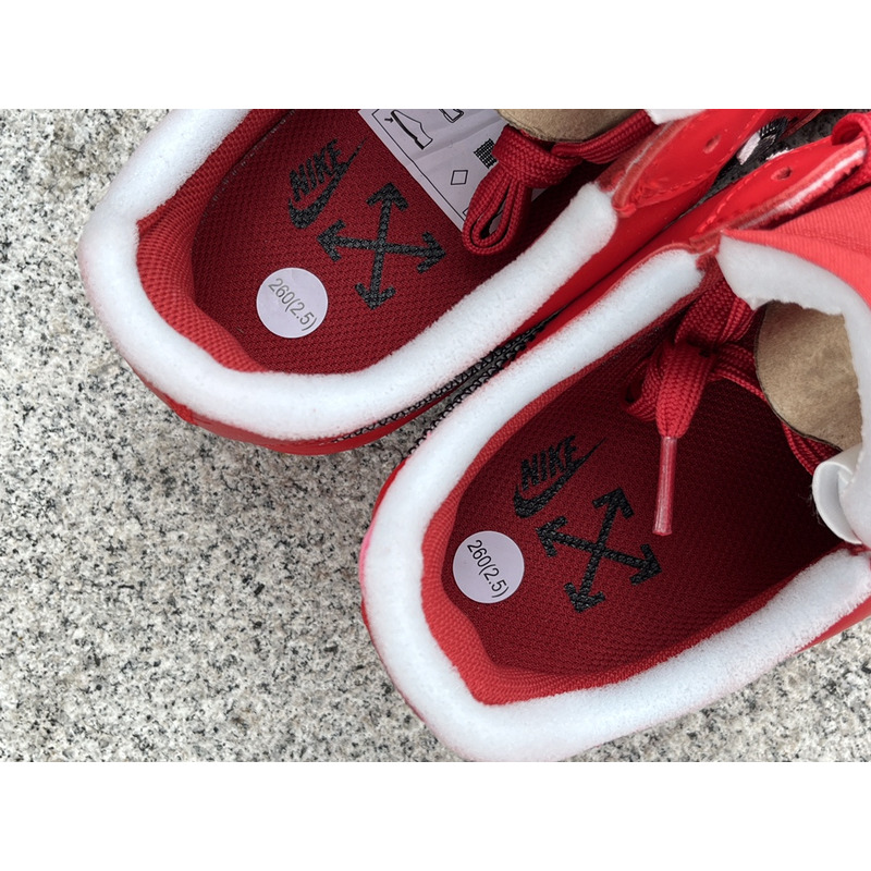 OFF-WHITE x Nike Air Force 1 Red