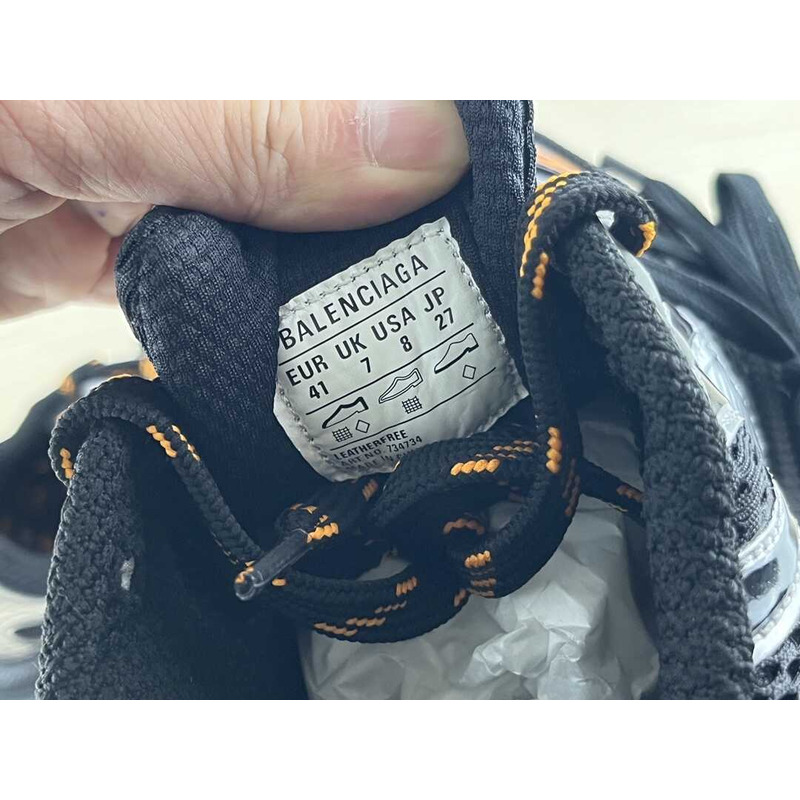 Ba*len*cia*ga 3xl sneakers black/orange